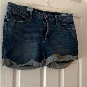 Denim shorts